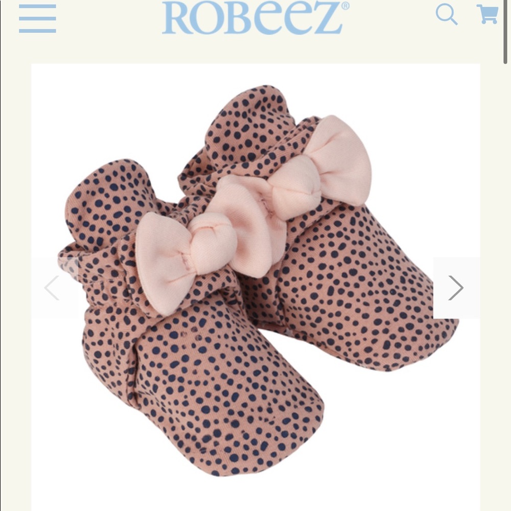 Robeez pink bootie 3-6 month